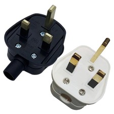 UK 13A Fused Power Plug BS1363 Removable Wiring Cable Connector Type G