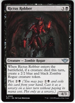 Rictus Robber U Outlaws of Thunder Junction OTJ Normal 102 MTG NM