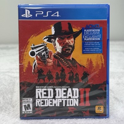 Red Dead Redemption 2 PS4 Brand New Factory Sealed PlayStation 4 RDR2 Rockstar