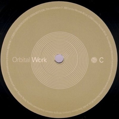 Orbital / Work 1989-2002 EU Original 2LP Vinyl FFRR Records