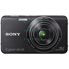 Black Sony Cyber-shot DSC-W630 16.1 MP Compact Digital Camera Fully Tested