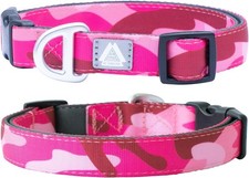 Soft Padded Dog Collar, Neck 12   -20   , Adjustable Heavy Duty Collar - Medium