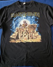 Vintage 2008 Iron Maiden Somewhere Back In Time World Tour T-Shirt Large