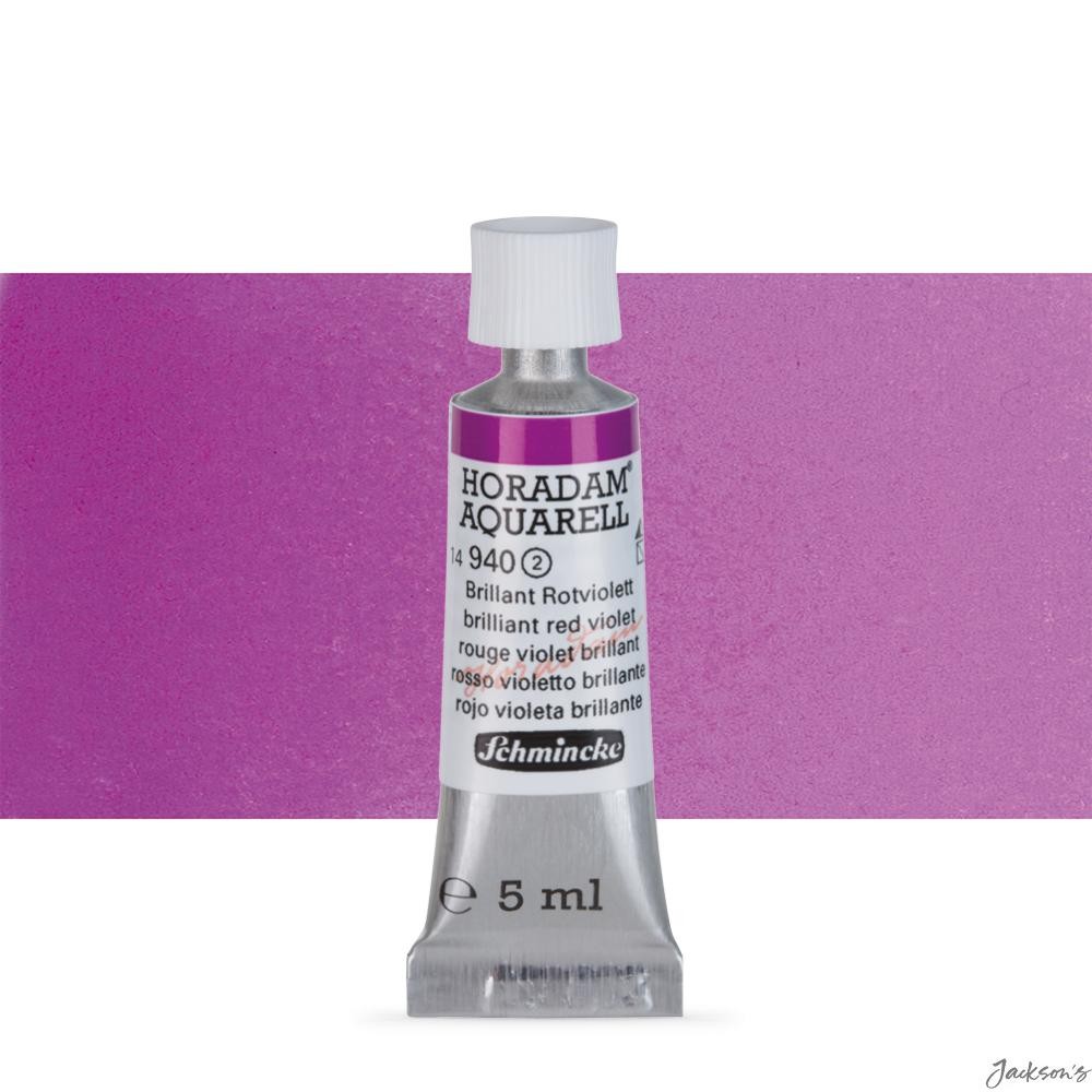 Schmincke Horadam Watercolour Paint Triarylcarbonium 5ml Brilliant Red Violet...