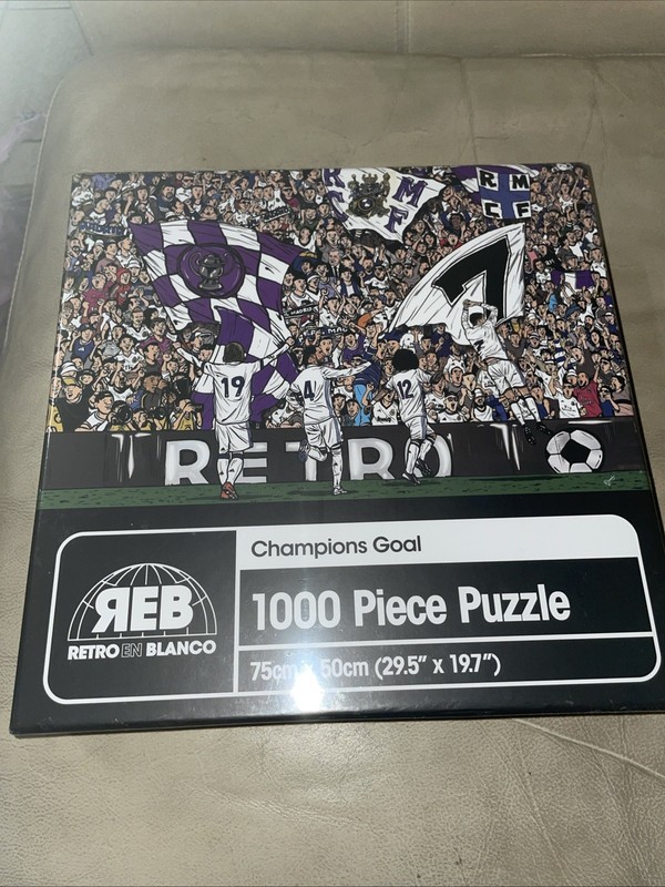 Real Madrid Champions Goal 1000 Piece Puzzle Brand New Sealed