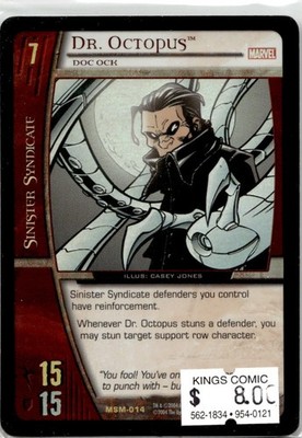 2004 VS System Marvel Foil Unplayed 1st Edition Dr. Octopus #MSM-014