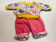 Vintage Cuties By Judy Children's Clothes Set Sweatsuit Hearts 12 Months BIN 42