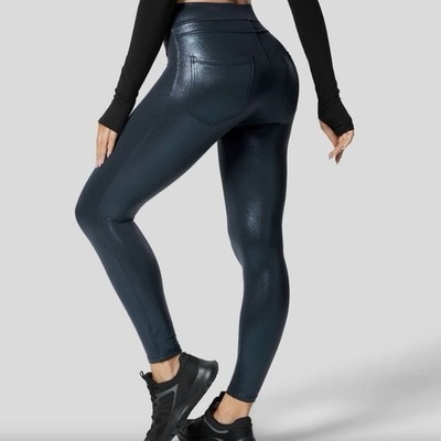 Halara Softlyzero Faux LeatherHigh Waisted Leggings NWT Size Small