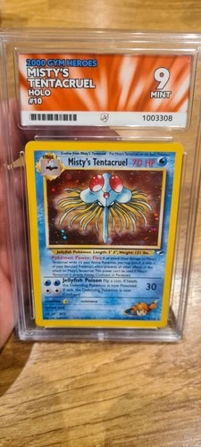 2000 Pokemon Gym Misty's Tentacruel #10 Holo ACE 9. Not PSA