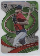 2021 Panini Spectra Rookies Neon Green Prizm Die-Cut 5/25 Tanner Houck #169 n1u