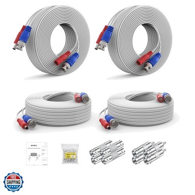 30M/100ft BN able, Video Power Extension Surveillane amera ables for TV Seuri...