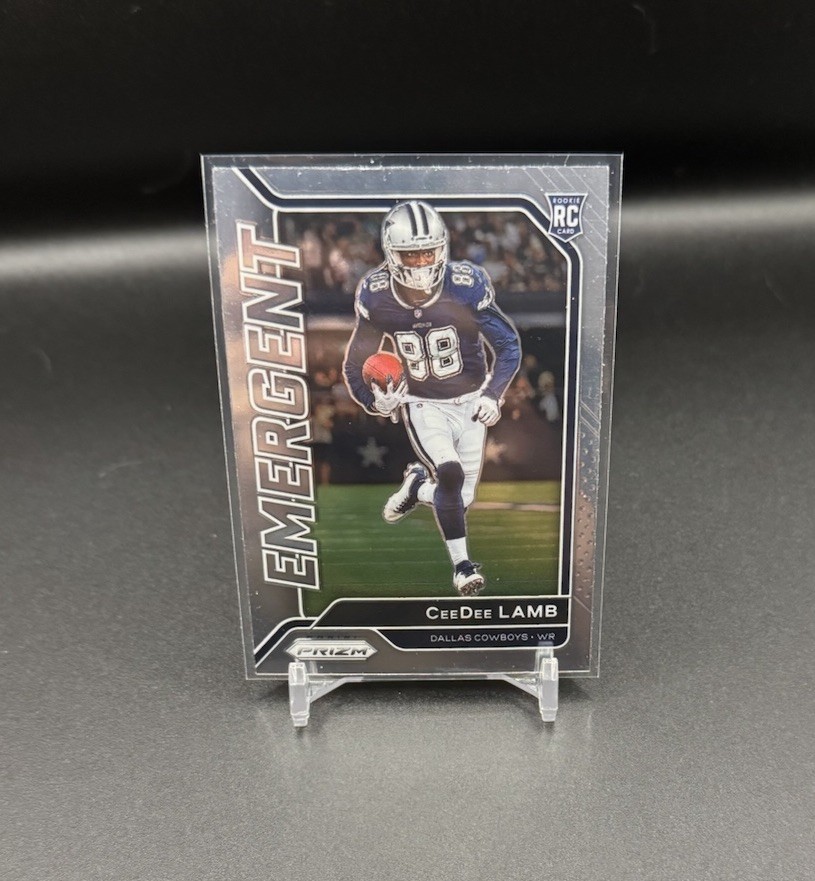 2020 Panini Prizm - Emergent CeeDee Lamb #7 (RC) Cowboys