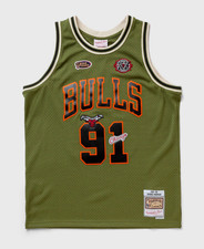 MENS MITCHELL  NESS FLIGHT SWINGMAN JERSEY BULLS 1997 DENNIS RODMAN