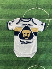 Pumas Unam Newborn Soccer jump suits