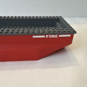 Lego City - Fire Boat Set #7207 - Boat Hull Unit ONLY W/ Decals - Really Floats!