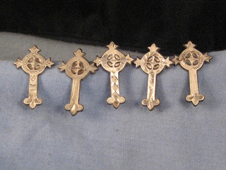 ANTIQUE SILVER RELIGIOUS CELTIC CROSS LEATHER CASE BIBLE BOOK BOX APPLIQUES