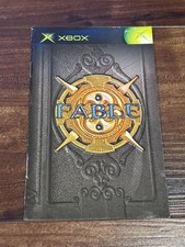Fable XBOX Instruction Manual Only