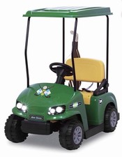 Kid Trax Flybar 12V GOLF CART with CLUBS Battery Powered Ride-on VEHICLE Hot NEW