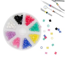 160Pcs Dental Silicone Instrument Code Rings Autoclavable 8 Color