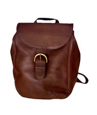 NWT Vintage 90s Coach Soho 4134 Brown Large Leather Backpack Made In USA