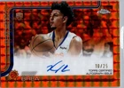 2025-26 Topps Chrome #TCAR-KB Koby Brea Auto Orange Refractor #/25 Phoenix Suns
