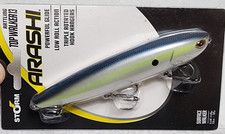 Storm Arashi Rattling Top Walker 13 Hot Blue Shad Topwater Plug Fishing Lure