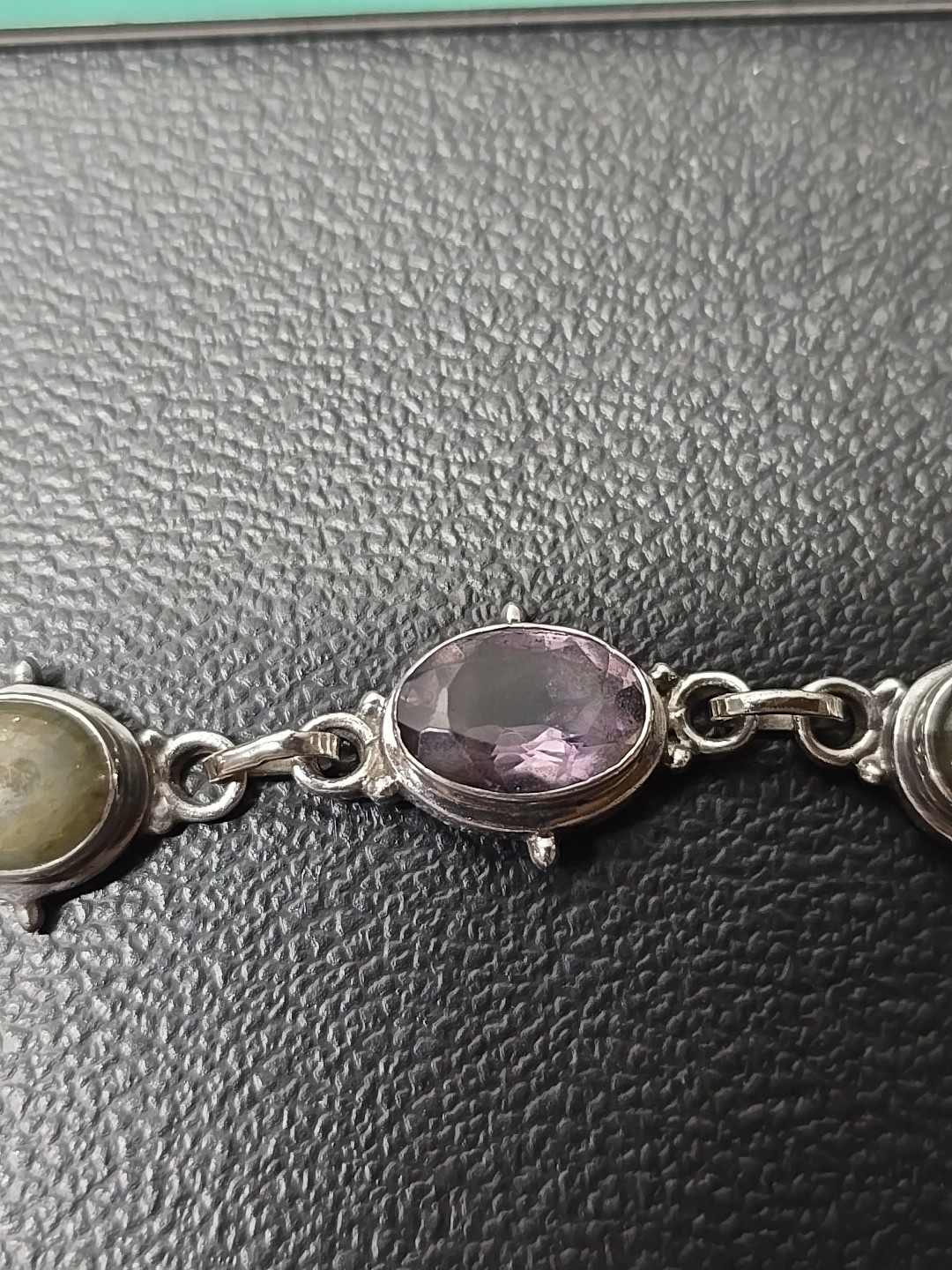 Sterling Silver Multiple Gemstone Bracelet Toogel… - image 6