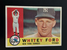 Topps 1960 Whitey Ford #35 New York Yankees MLB Baseball Base Set