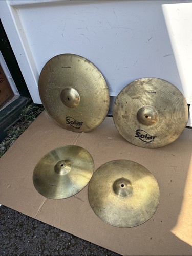 Sabian Solarny zestaw talerzy 20" Ride, 16" Crash 14" Hi Hats Hat. Darmowa przesyłka - Zdjęcie 1 z 19