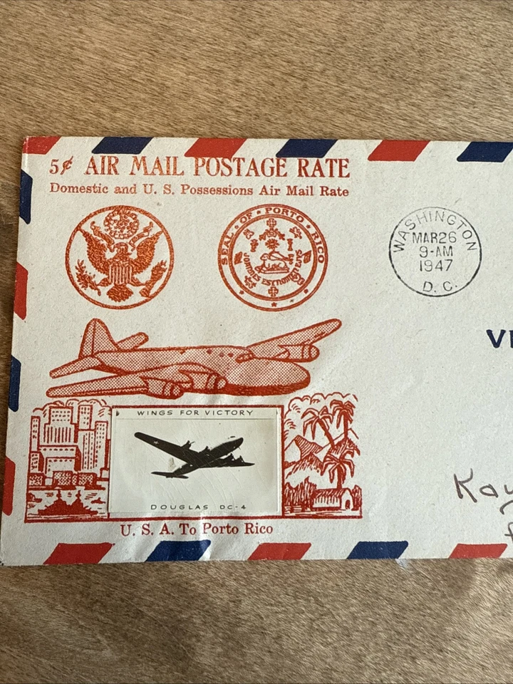1944-47 Airmail First Day Covers Mail Rate And Special Delivery  - Image 4 of 4