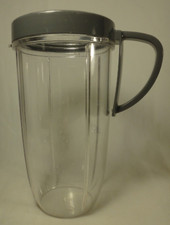 Nutribullet 32 oz Tall Colossal Large Replacement Cup with Lip Ring Handle Part