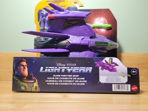 Disney Pixar Lightyear Hyperspeed Series Zurg Fighter Ship & Zurg Figura - Imagen 5 de 11