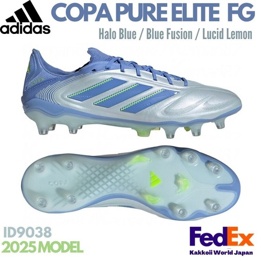 adidas Soccer Cleats COPA PURE 3 ELITE FG Halo Blue/Blue Fusion ID9038 2025 NEW