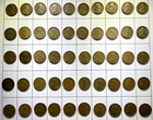 1929-D Lincoln Wheat Cent Penny 50 Coin lot FULL Roll F Fine - Higher Grade