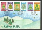 ISLE OF MAN 2006 CHRISTMAS TREES SET UNADDRESSED FIRST DAY COVER