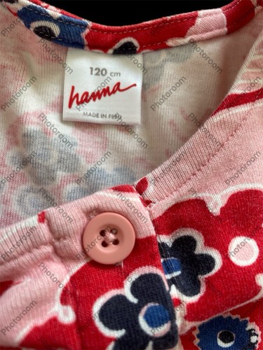 Hanna Andersson EUC Pink/Red/Blue Floral Print Cotton Knit Dress-6-7Yr 120cm - Picture 2 of 5