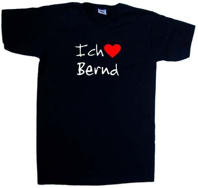 Ich Liebe Bernd V-Ausschnitt T-Shirt