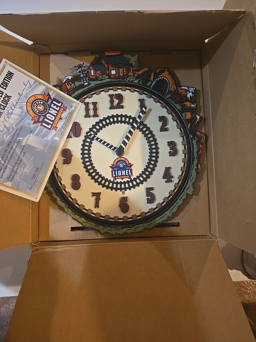 Lionel 100th Anniversary Train Clock (7183) for sale online