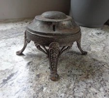 Vtg James W Tufts Base Part 4 Footed Triple Plate Parts Restoration Repurpose