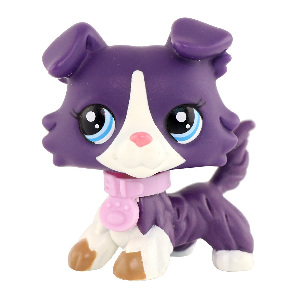 Mini Pet Shop LPS Purple Collie dog 1676 Rare LPS Figure