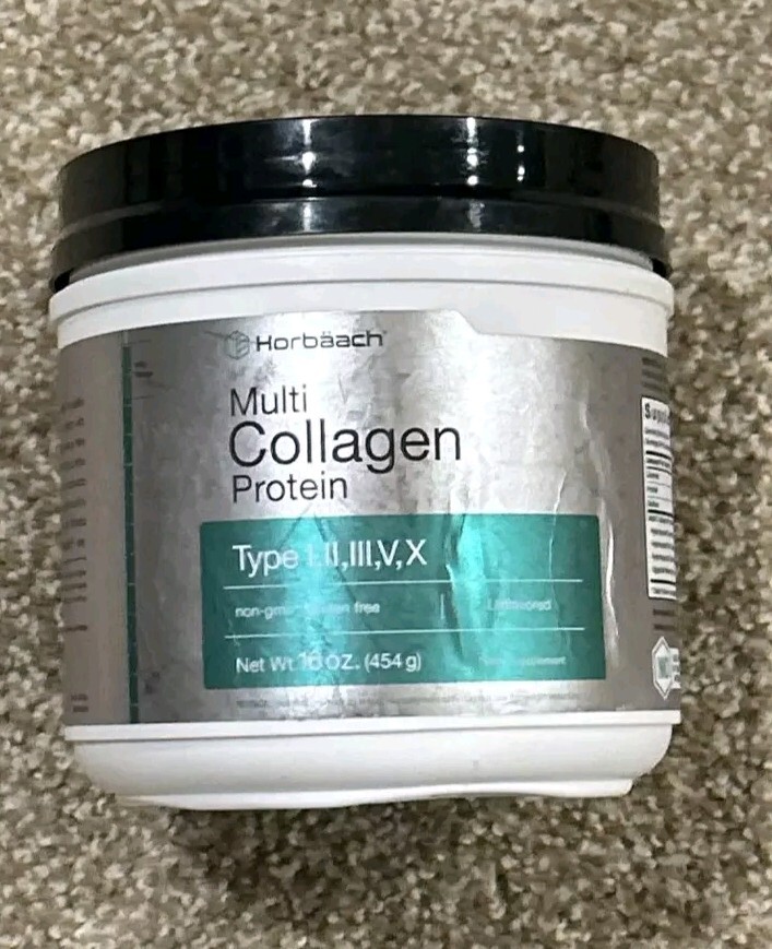 Horbaach Multi Collagen Protein Powder 16oz Each 2 Pack 9/2026