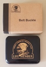 North American Hunting Club Life Member Belt Buckle  Playing Cards B4 419 