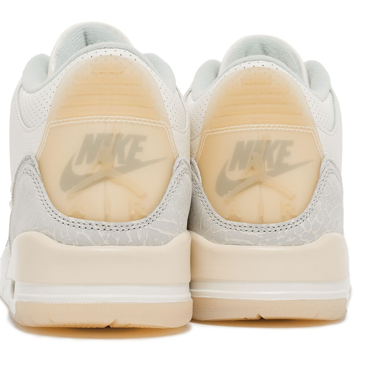 シューズ(男性用) NIKE AIR JORDAN 3 RETRO CRAFT FJ9479-100 AIR JORDAN Men's Retro 3 Craft Shoes in Ivory/Grey Mist