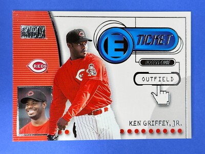 2000 Skybox ~ Ken Griffey Jr ~ E Ticket Insert ~ 8 ~ Reds