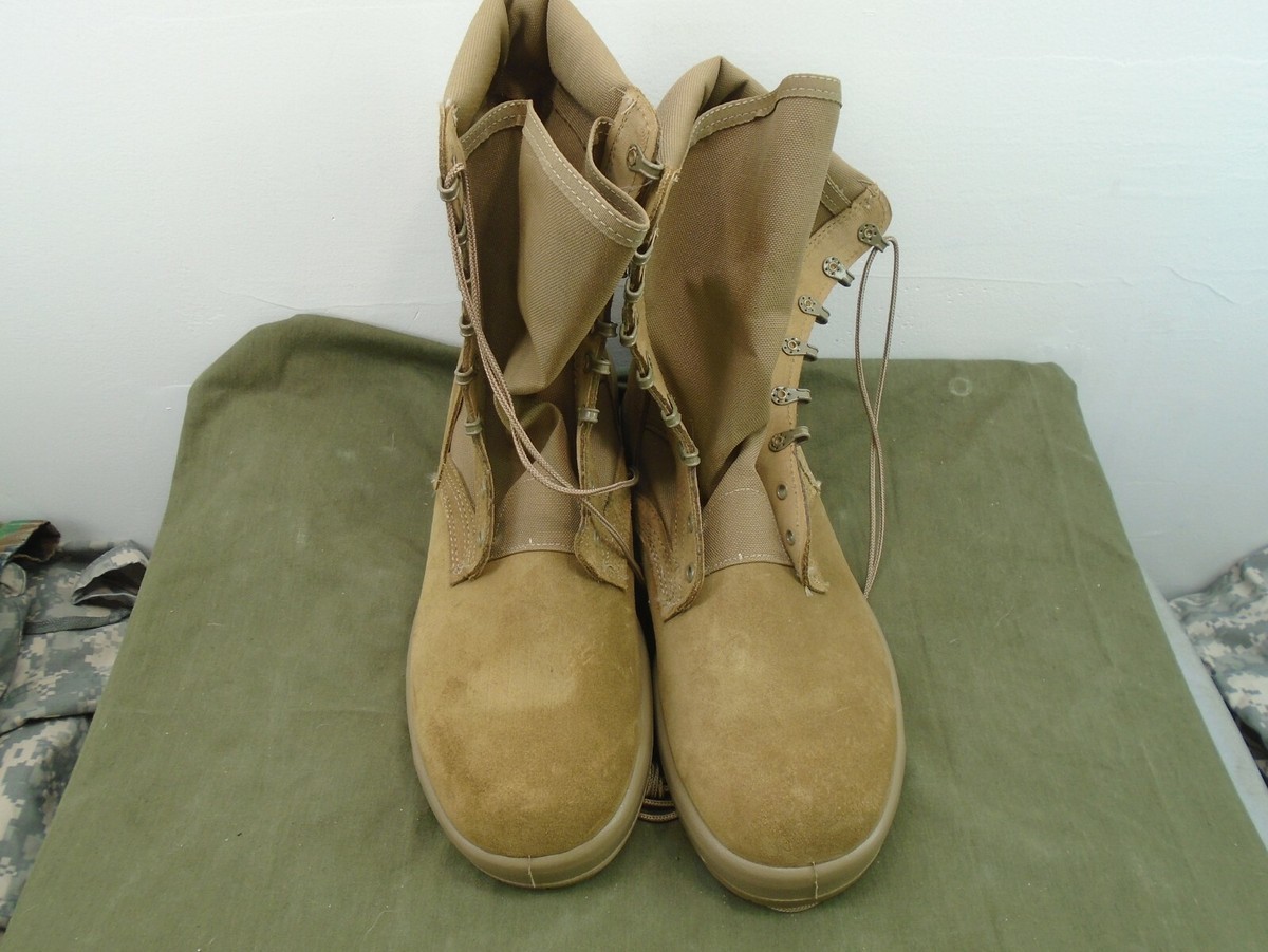 US Army Combat Boots 4W Coyote 美品 送料込み USGI US Military Army Hot Weather Coyote Combat Boots Size