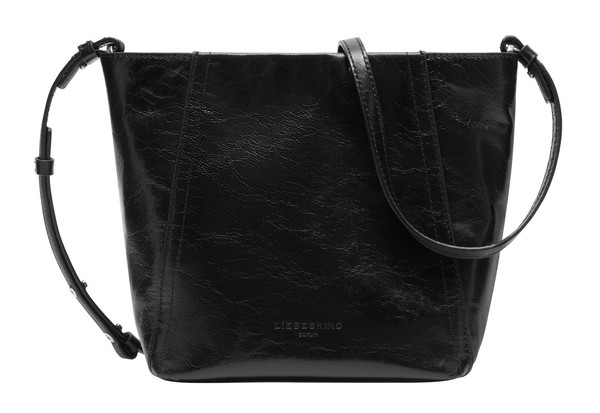 Liebeskind Berlin Chudy Paper Touch Crinkle Hobo Bag Schultertasche Black-image