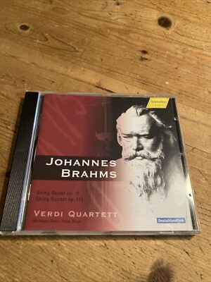 String Sextet Op.18/String Quintet /  J. Brahms - Cd- Verdi String Quartet 07052