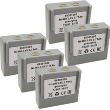 5 x 68301000 Remote Control Ni-MH Battery For Hetronic 68300900 3.6V 2750mAh, US