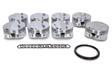 Je Pistons 213112 Sbc 400 Domed Piston Set 18 Degree