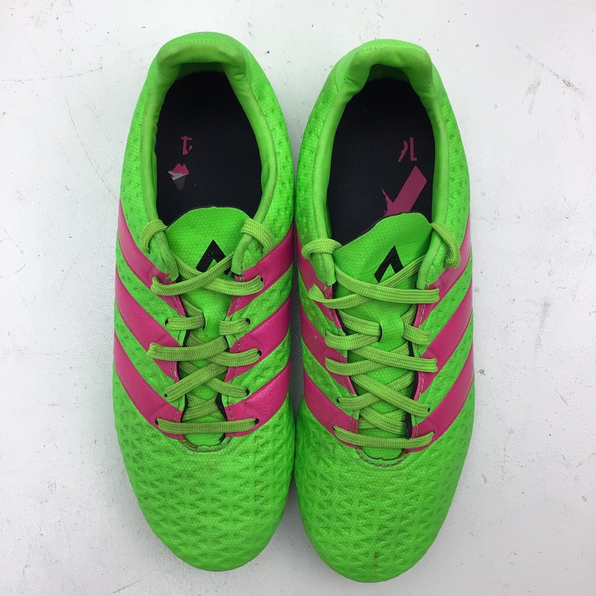 Adidas Men\'s Bowerman Neon Green Pink Shoe Size 7.5 #739 Adidas TOBACCO men main image 4